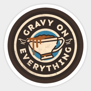 Gravy on Everything Thanksgiving Food Sticker